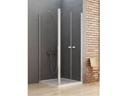 Sprchový kout New Soleo Chrom 70x70 cm dvoukřídlé dveře