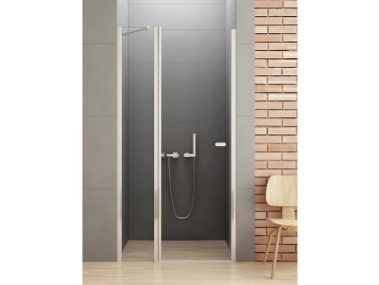 Dveře sprchové New Soleo Chrom 100 cm s pevným dílem