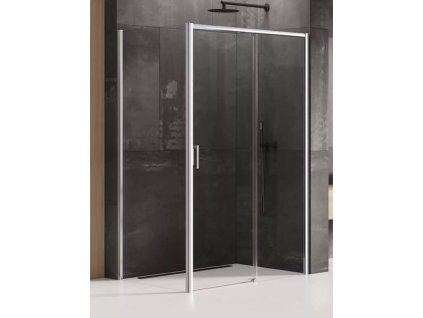Sprchový kout Prime Chrom 130x100 cm levé, rovný vstup