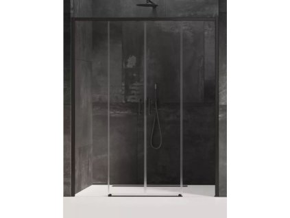 Dveře sprchové Prime Black 130 cm středové