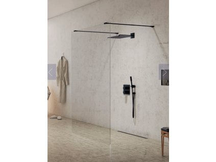 Walk-In New Modus Black 100 cm průběžný