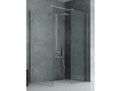 Walk-In s předstěnou New Modus Chrom 150x100 cm