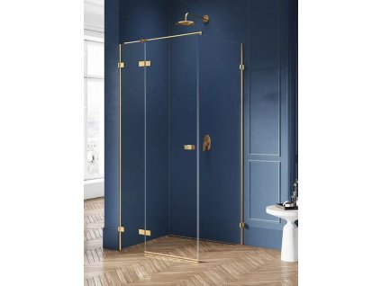 Sprchový kout Avexa Gold 110x120 cm levý s pevným dílem