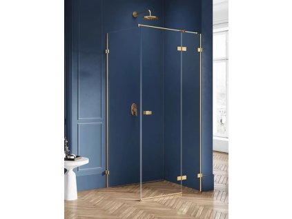 Sprchový kout Avexa Gold 110x70 cm pravý s pevným dílem