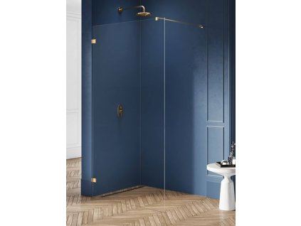 Walk-In Avexa Gold 140 cm sklo 8 mm