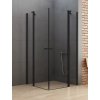 Sprchový kout New Soleo Black 120x120 cm rohový vstup se dvěma pevnými díly