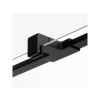 Walk-In New Soleo Black 110 cm s otočným dílem 54 cm