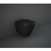 WC Feeling 52 black matt, bez splachovacího okruhu