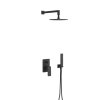 Podomítkový sprchový set Keria, 2 výstupy, černá včetně podomítkového tělesa