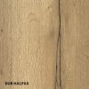 EMMY 80 cm bílá/beton se dvěma zásuvkami, včetně umyvadla AS (A0536/F186)