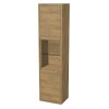 Vysoká koupelnová skříňka EMMY levá/pravá 40x32x160cm, dub/dub (H3730 ST 10/H3730 ST 10)