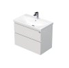 MATY 90 cm bílá se dvěma zásuvkami s umyvadlem ELITE (A0536)