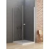 Sprchový kout New Soleo Chrom 80x70 cm příčná vzpěra