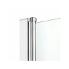 Sprchový kout New Soleo Chrom 100x100 cm příčná vzpěra