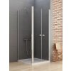 Sprchový kout New Soleo Chrom 80x80 cm dvoukřídlé dveře, příčná vzpěra