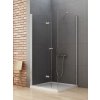Sprchový kout New Soleo Chrom 90x80 cm levý, zalamovací