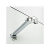 Sprchový kout New Soleo Chrom 90x90 cm pravý, zalamovací