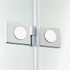 Dveře sprchové New Soleo Chrom 130 cm zalamovací dvoukřídlé
