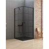 Sprchový kout New Soleo Black 90x90 cm levý s ozdobnými profily