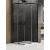 Sprchový kout Prime Black 80x70 cm rohový vstup