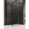 Sprchový kout Prime Black 120x70 cm levé, rovný vstup