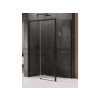 Sprchový kout Prime Black 130x100 cm levé, rovný vstup