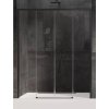 Dveře sprchové Prime Black 160 cm středové