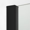 Walk-In New Modus Black 130 cm průběžný pro montáž dvou fixních dílů