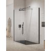 Walk-In s předstěnou New Modus Black 130x80 cm