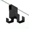 Walk-In s předstěnou New Modus Black 130x80 cm