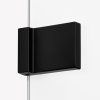 Sprchový kout Avexa Black 100x80 cm levý s pevným dílem