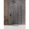 Sprchový kout Avexa Black 100x80 cm levý s pevným dílem