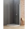 Čtvrtkruhový sprchový kout New Soleo Chrom 100x100 cm