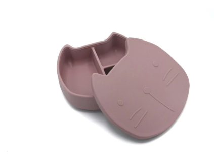 Dětský svačinový box Kočka Pippa – Dusty Pink