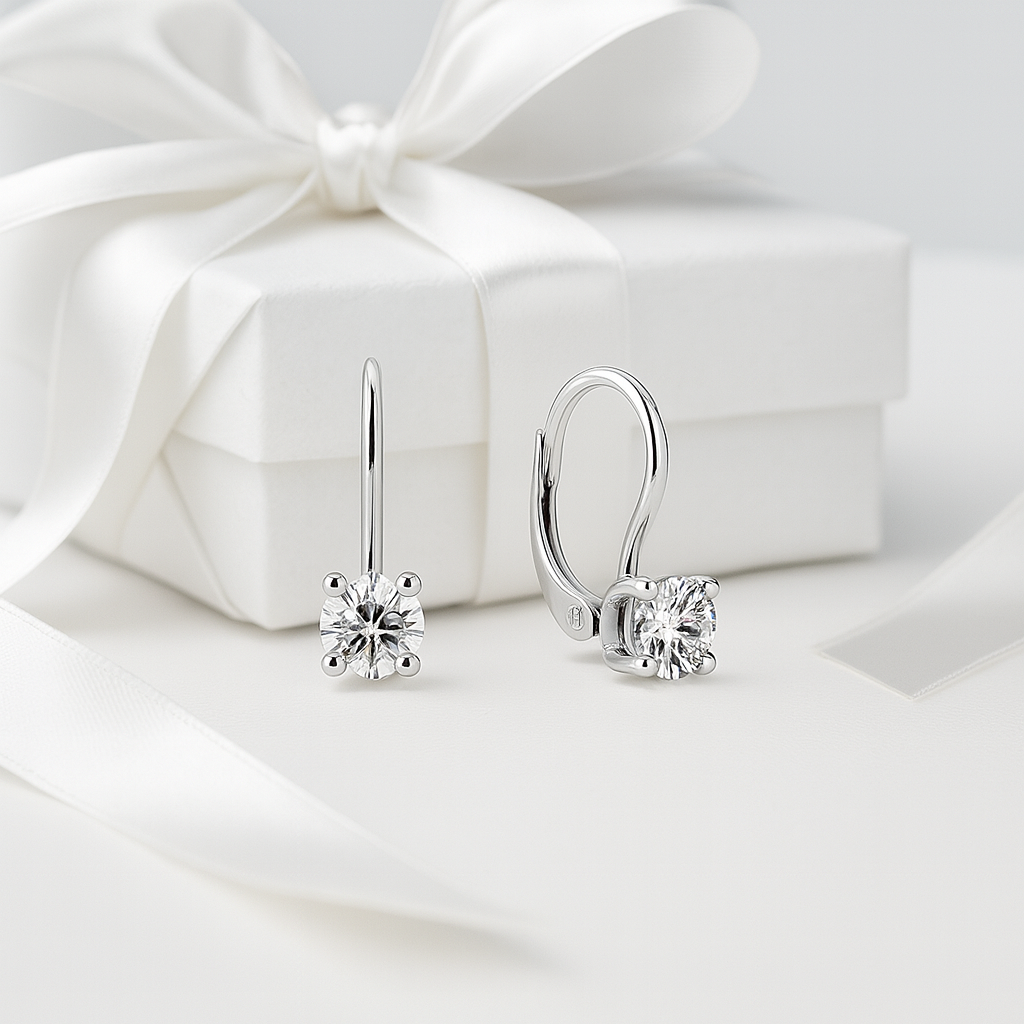 Zlaté dámské náušnice