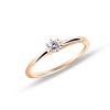 zásnubní prsten s diamantem růžové zlato emmys em22183
