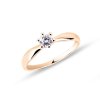zásnubní prsten s diamantem růžové zlato emmys em22185