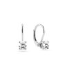 dámské náušnice s diamentem bílé zlato kulaté zapínání klapka emmys EM32515-40D