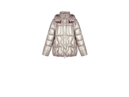 Dámská krátká stylová bunda rose gold Rinascimento CFC80109128003 (Velikost L)