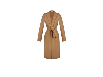 Dámský zavinovací kabát s páskem camel Rinascimento CFC80110257003 (Velikost L)