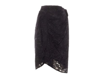 Dámská midi krajková zavinovací sukně PINKO černá 1N129E