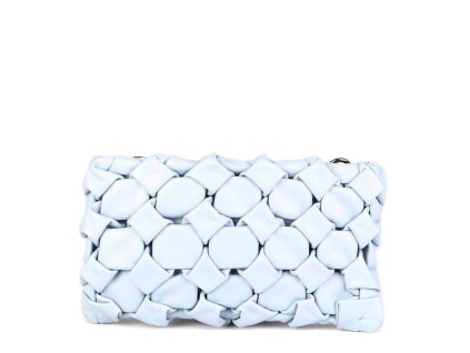Dámské modré kožené kabelky crossbody Hermina