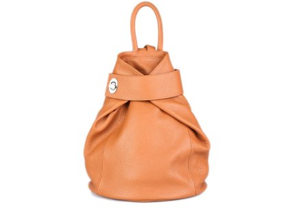 Dámské camel kožené batohy Marelena