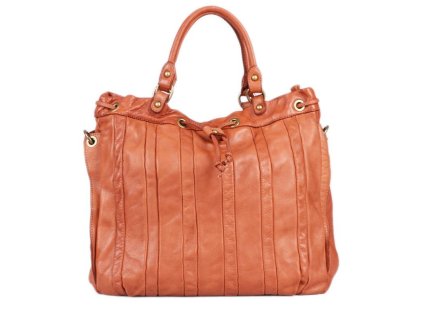Dámské hnědé kožené kabelky crossbody kvalitní Radomira