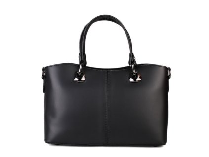 ITALSKÉ Kožená luxusní kabelka Pamela 30497 černá