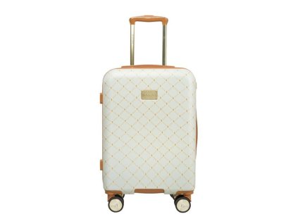 Cestovní kufry palubní Puccini  ABS80023C 6A Saint Tropez krémový