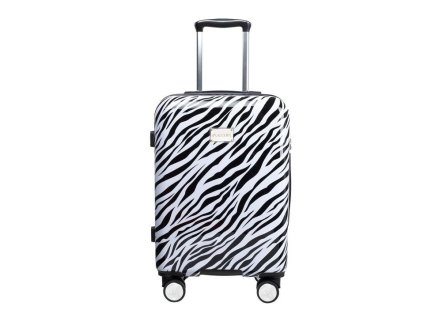 Kvalitní cestovní kufr Beverly Hills Puccini 45 l ABS8015C 10 zebra