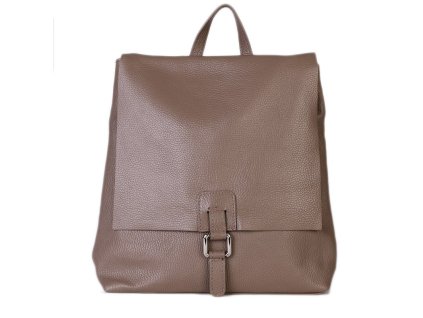 Dámský kožený batoh a kabelka 2v1 Esetara taupe