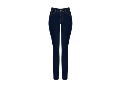 Dámské skinny úzké džíny tmavě-modré Rinascimento CFC80112630003 (Velikost L)