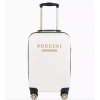 Palubní značkové kufry Lo Angeles  Puccini bíle 32l ABS8017C 0